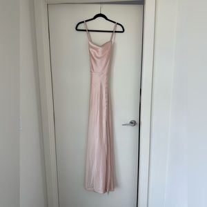 Revelry - Billie Satin Dress, Blush